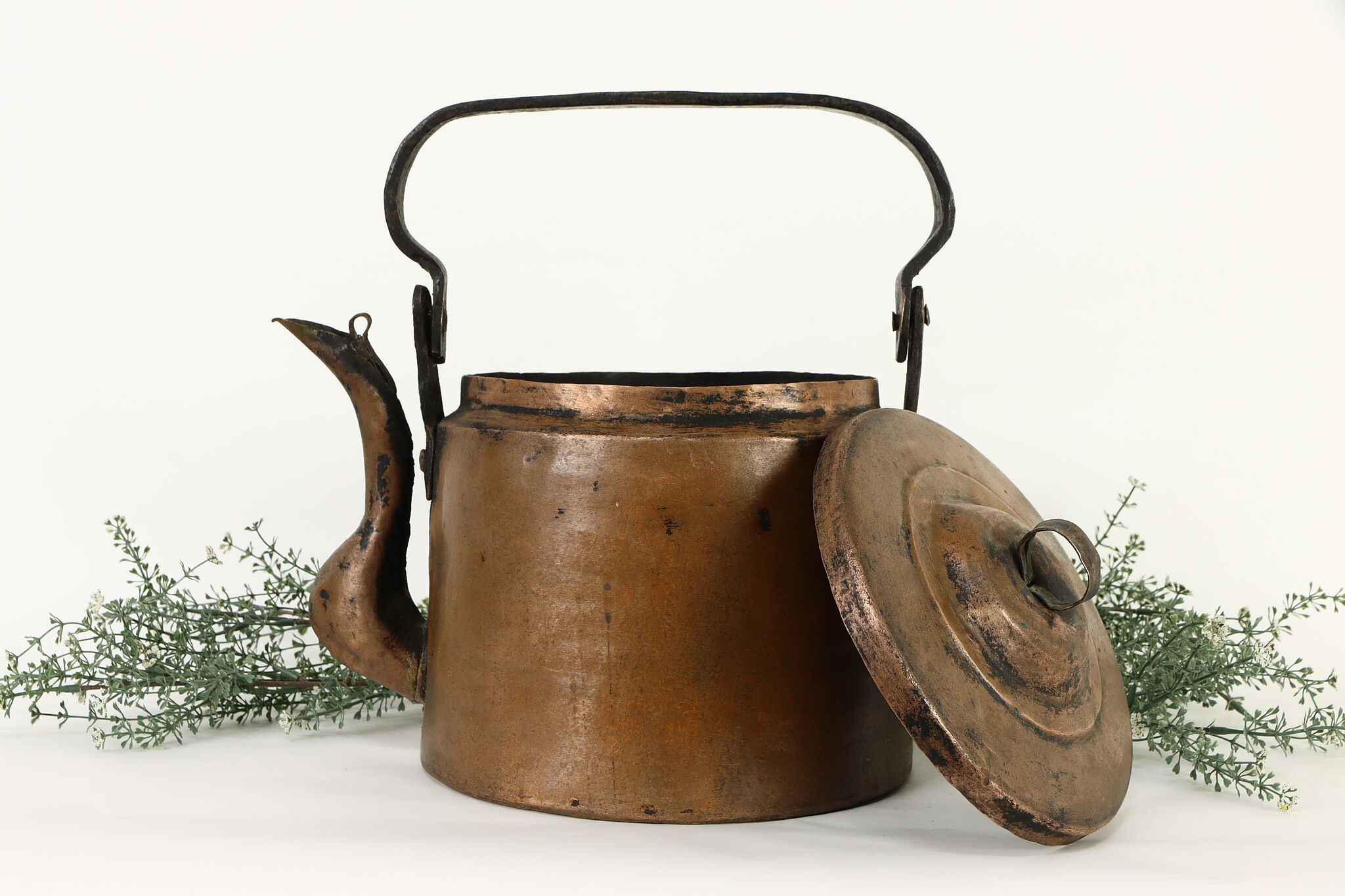 Vintage Hammered Wood Fired Copper Samovar/boiler, Tea Maker for
