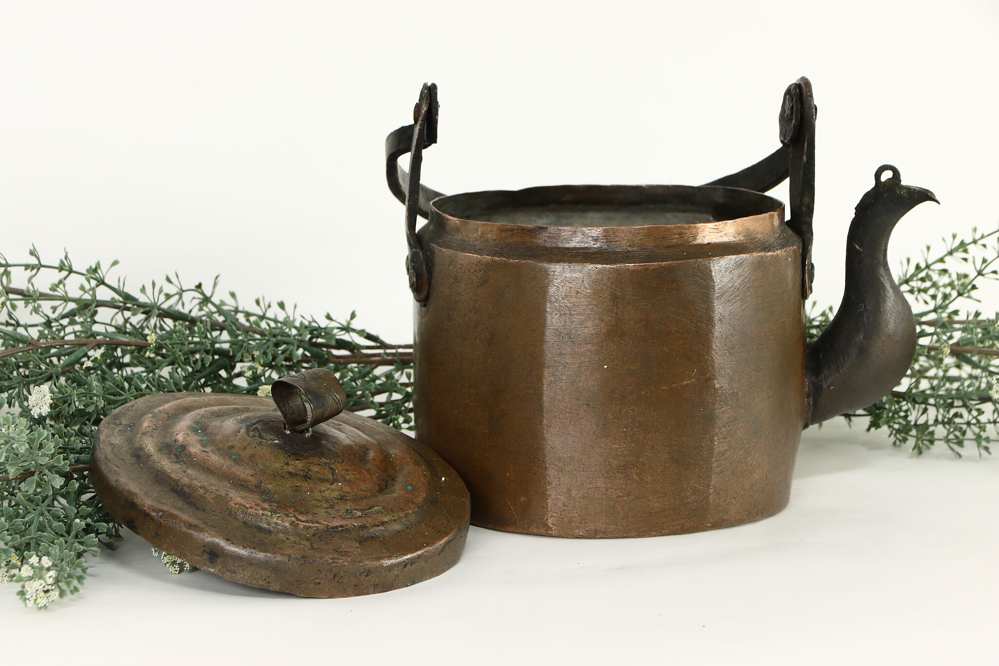 Large 19th Century Copper Cooking Pot, 1850s
