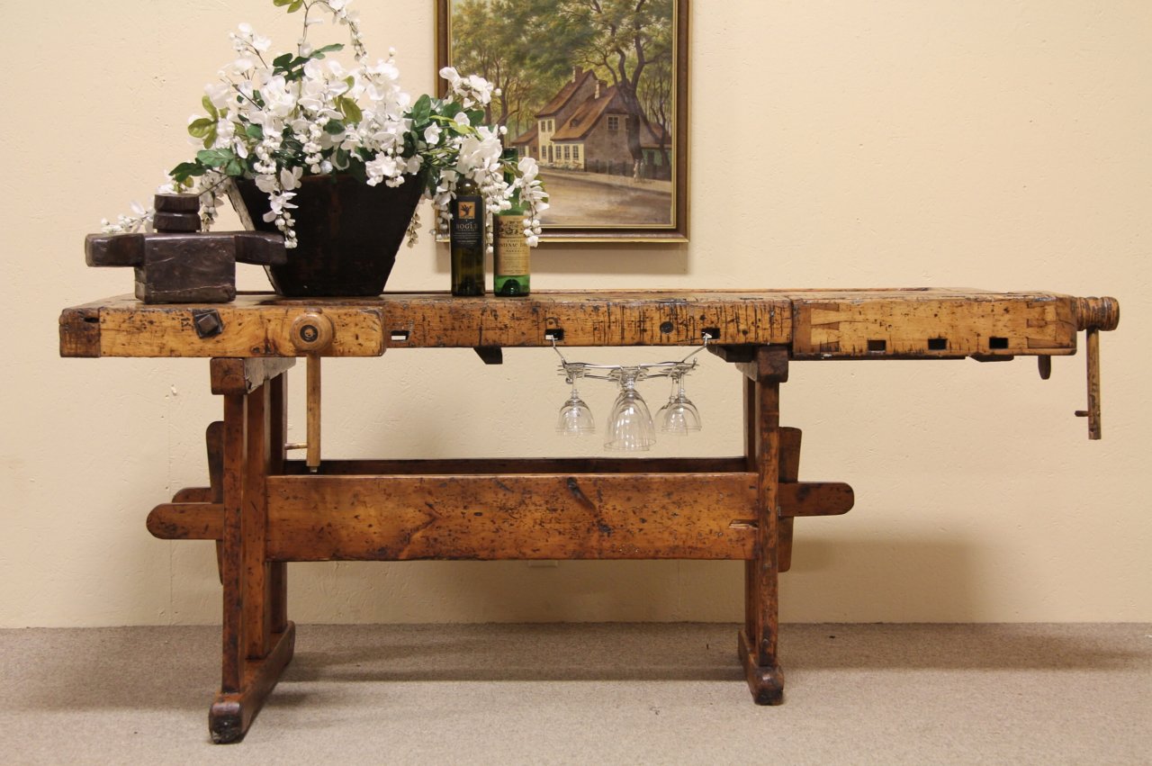 Country Carpenter's Workbench, Kitchen Island