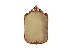 French Louis Style Carved Antique Wall Mirror, Joerns #39391