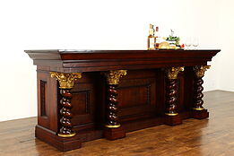 Renaissance Style Antique Altar, Store Counter, Kitchen Island or Bar #39795