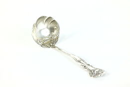 Victorian Sterling Silver Antique Lily Pad Sauce Ladle, Paye & Baker #40019