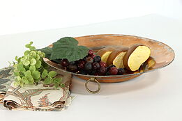 Farmhouse Solid Copper Vintage Serving Tray, Bowl or Wall Plaque #38146