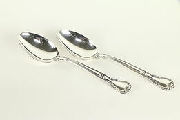 Chantilly Gorham Sterling Silver Pair of 8 1/2" Serving Spoons #32451