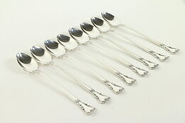 Chantilly Gorham Set of 8 Sterling Silver 7 1/2" Ice Tea Spoons #32463