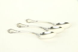 Chantilly Gorham Sterling Silver Group of 3 Engraved Teaspoons #32469