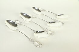 Sterling Silver Towle Old Master Set of 6 Teaspoons 6" #32820