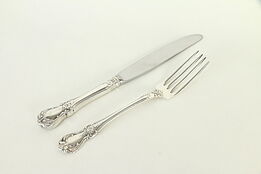 Sterling Silver Towle Old Master Youth or Child Set, 6" Fork, 7" Knife #32831