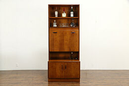 Midcentury Modern Teak 1960 Vintage Bar Cabinet or Server, GPlan #35123