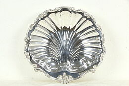 Silverplate Clamshell & Grapes Antique English Serving Tray WSB Hallmark #35691