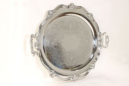 Oval Silverplate 26 1/2" Serving Tray, Regent by Reed  & Barton #34981