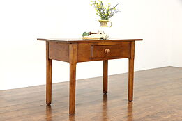 Country Pine Antique Farmhouse Sofa, Lamp or Hall Console Table #38522