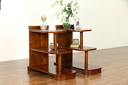Pair of Midcentury Modern 1950 Vintage Tiered End Tables or Nightstands #31482