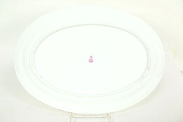 Set of 4 6 1/4" Lunch Plates, Spode Blanche de Chine Pattern, Gold and White