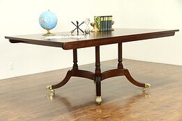 Cherry Traditional Vintage Conference or Dining Table, Signed Harden B #30796