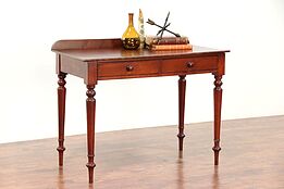 Walnut Antique 1825 Hall or Console Table, Writing Desk #29585