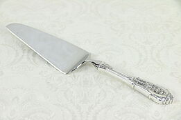 Cake or Pie Server 10 1/2" Sterling Silver, Stainless, Wallace Rose Point #30140