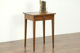 Cherry Hepplewhite 1790 Antique Nightstand or Lamp Table #28630