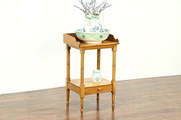 Country Pine Antique Bowl & Pitcher Stand, Nightstand, Vessel Sink Vanity #28820