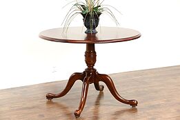 Councill Signed Round Vintage Hall Center, Lamp or Breakfast Table