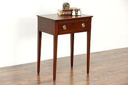 Hepplewhite 1830's Antique Walnut Lamp Table or Nightstand