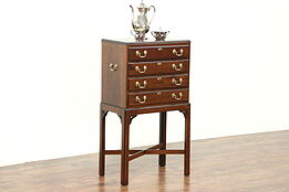 Cherry Traditional Silver or Collector Chest, Vintage Ethan Allen