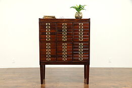 Stacking 36 Drawer Antique 1915 File, Collector or Music Cabinet, Weis #31278