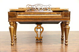 Rosewood Antique Melodeon Organ, Plays Poorly, Phelps Goodman NY #30436