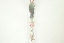 Repousse Kirk Stieff Sterling Silver Master Butter Knife, New in Bag #29043