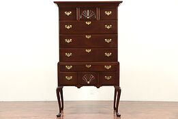 Mahogany Vintage Highboy or Chest on Chest, Signed Howerton #29767