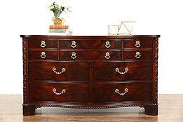 Century Signed Traditional Vintage Mahogany Dresser or Linen Chest