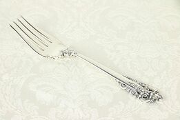 Grand Baroque Wallace Sterling Silver 8" Meat Serving Fork #30264