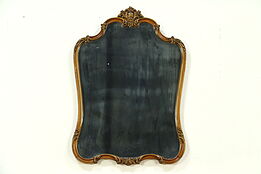 Carved 1925 Antique Wall Mirror, Rockford of Illinois