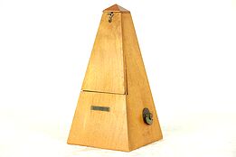 Seth Thomas Signed Vintage Musical Wind Up Tempo Metronome