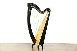 Lyon & Healy Signed Troubadour Harp,  Sylvia Woods Music & Accessories