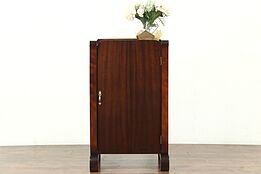 Empire 1900 Antique Mahogany Sheet Music or Print File Cabinet #28708