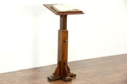 Lectern, Podium, Bible, Music  or Reception Stand, Adjustable 1920 Antique