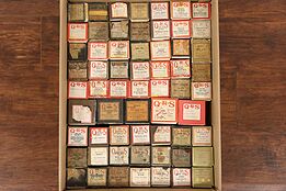 Player Piano Rolls, Box of 61 Assorted