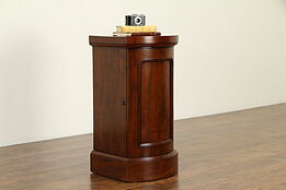 English Antique Mahogany NIghtstand, Pedestal or End Table #32864