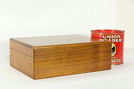 Tobacco or Cigar Walnut Vintage Humidor Box #33262