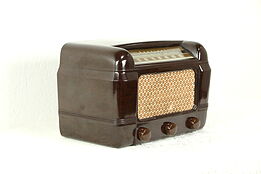Sentinel 1940's Vintage AM Bakelite Tube Radio, Working Condition  #33450
