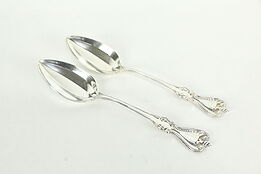 Towle Old Colonial Pair of Sterling Silver 8 5/8" Serving Spoons #34467