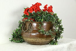 Turkish Hand Hammered Copper Pot, Jardiniere or Planter #34508