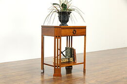 Cherry Arts & Crafts Vintage Craftsman Nightstand or End Table Stickley  #33659