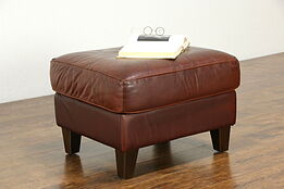 Leather Vintage Ottoman, Stool or Bench  #34739