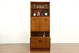 Midcentury Modern Teak 1960 Vintage Bar Cabinet or Server, GPlan #35124