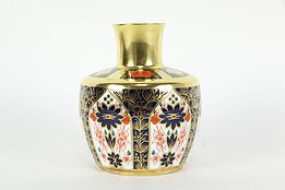 Old Imari Vase or Sake Bottle, English Royal Crown Derby #36556