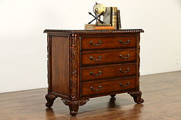 Traditional Carved Office Lateral File Cabinet, Seven Seas by Hooker #36966
