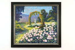 The Garden Angel Original Oil Painting 2010 Philippe Mathieu 43 1/2" #37743