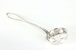 Sterling Silver Antique English Handmade Slotted Ladle, Strainer, CNR #38518